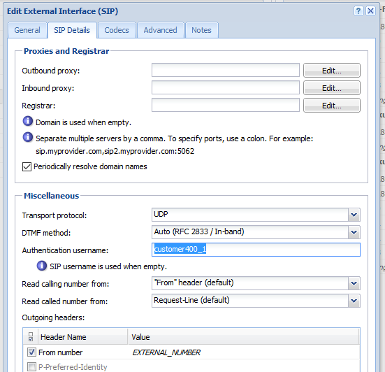 add sip trunk2